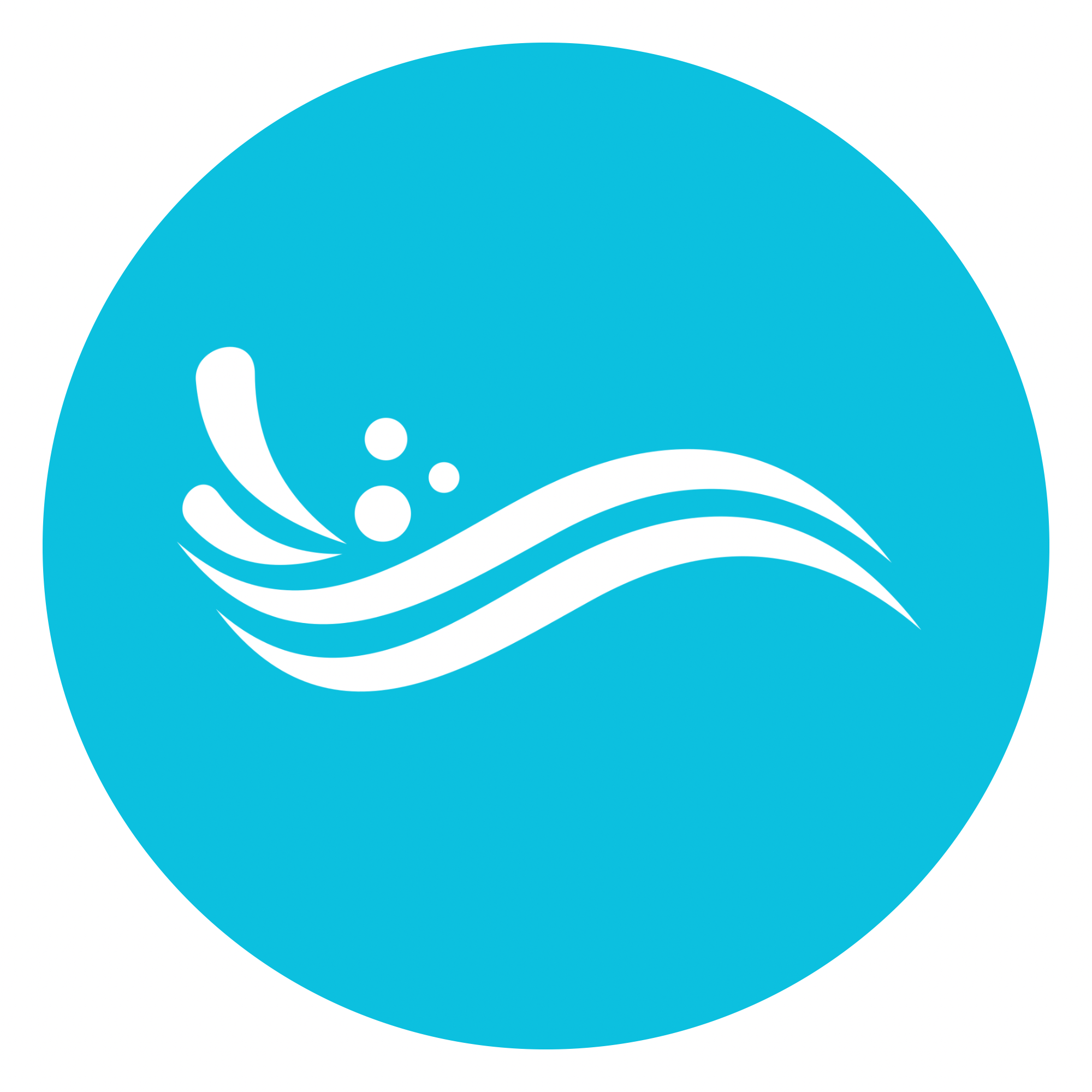Logo for a swimming teacher who runs lessons for children and adults in Stratford upon Avon